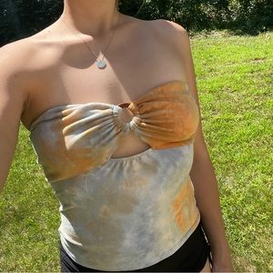 Wild Fable tie dye tube top